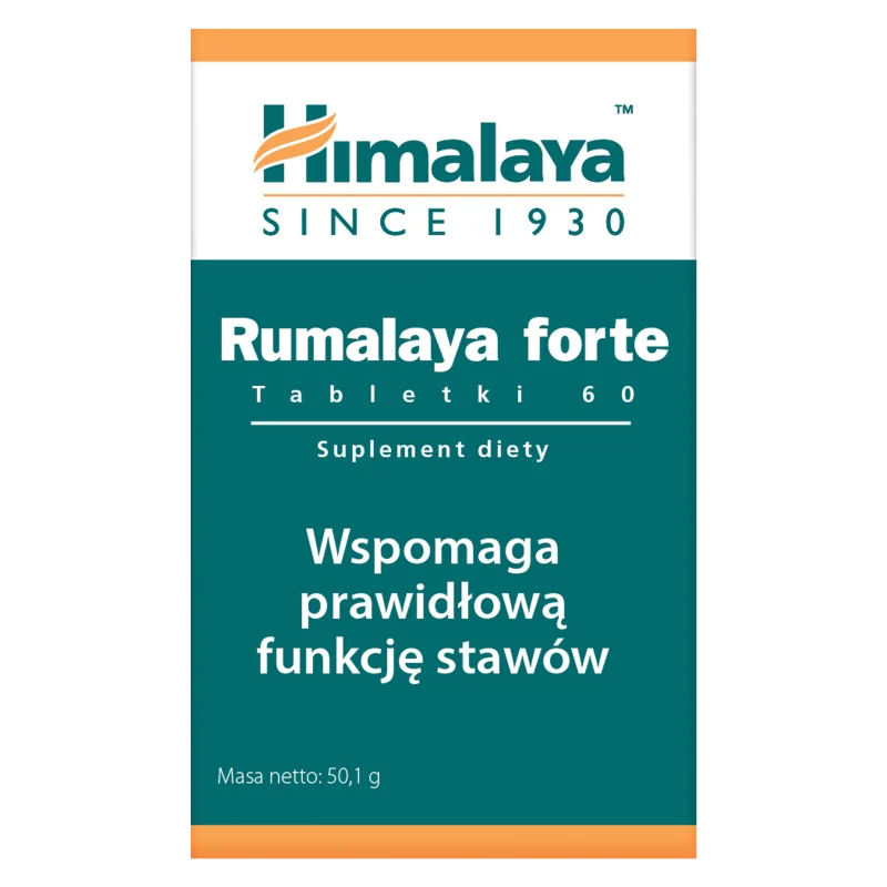 Himalaya Rumalaya Forte, suplement diety, 60 kapsułek