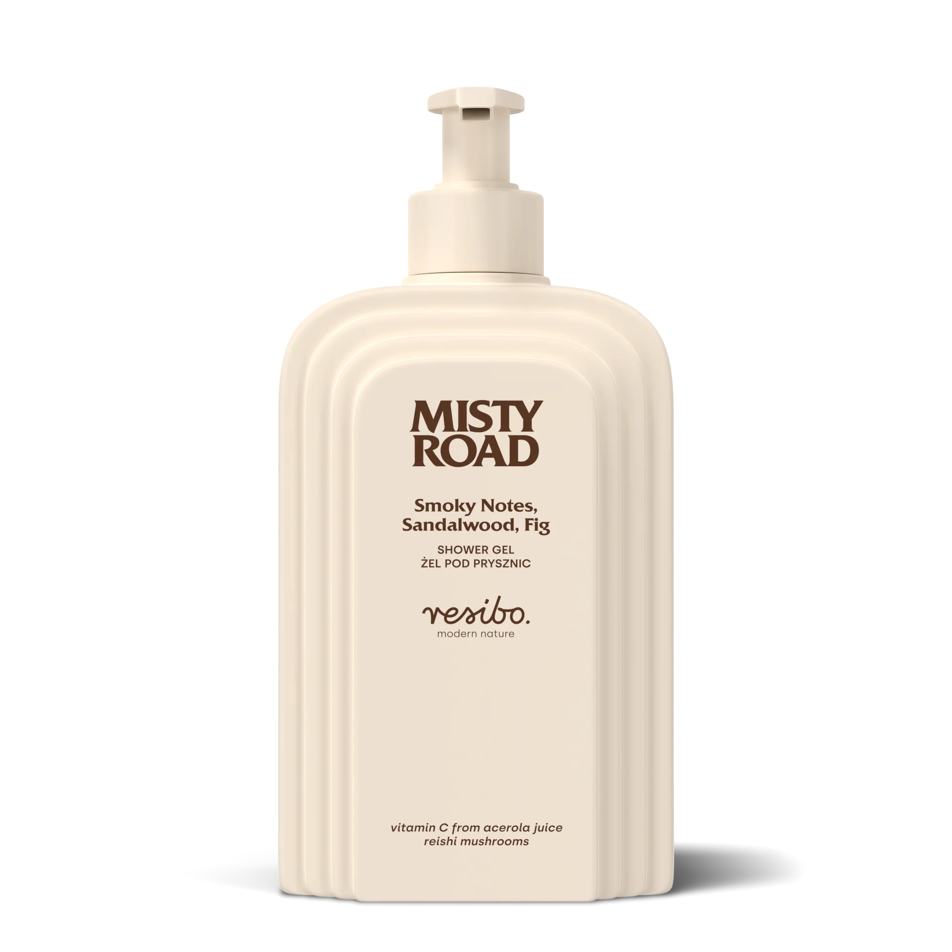 Resibo Misty Road żel pod prysznic mydło do rąk nuty dymne, drzewo sandałowe,  350 ml