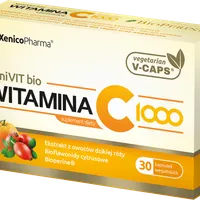 XeniVIT bio Witamina C 1000, suplement diety, kapsułka miękka, 30 sztuk