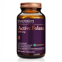 Doctor Life Active Folate, 800 mcg, suplement diety, 60 kapsułek