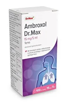 Ambroxol Dr.Max, 15 mg/5 ml, syrop, 100 ml