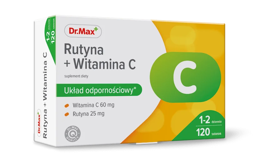 Rutyna + Witamina C Dr. Max, 120 tabletek