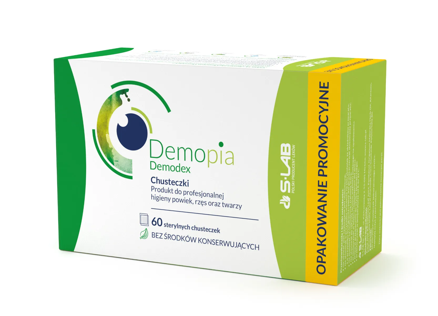 Demopia Demodex, chusteczki, 60 sztuk