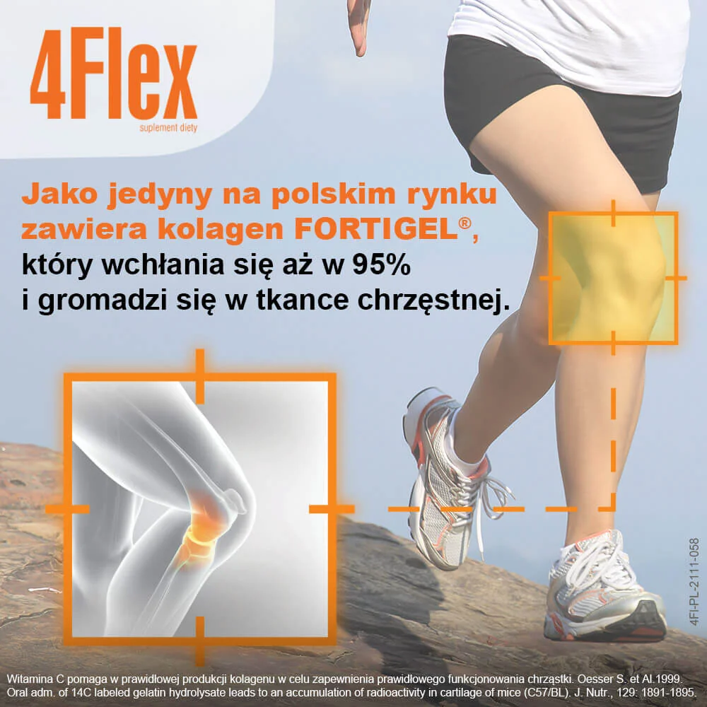 4Flex, suplement diety, 30 saszetek + 10 gratis 