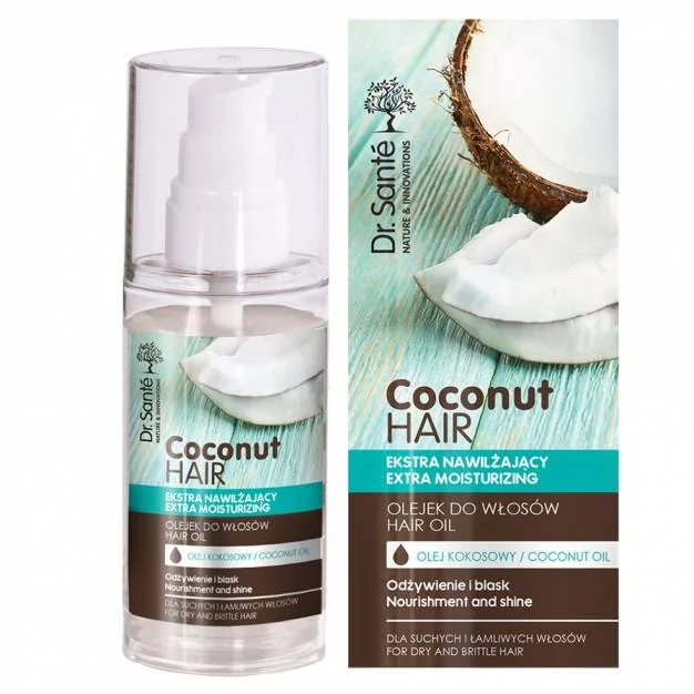 Dr. Santé Coconut Hair Ekstra nawilżający olejek do włosów, 50 ml