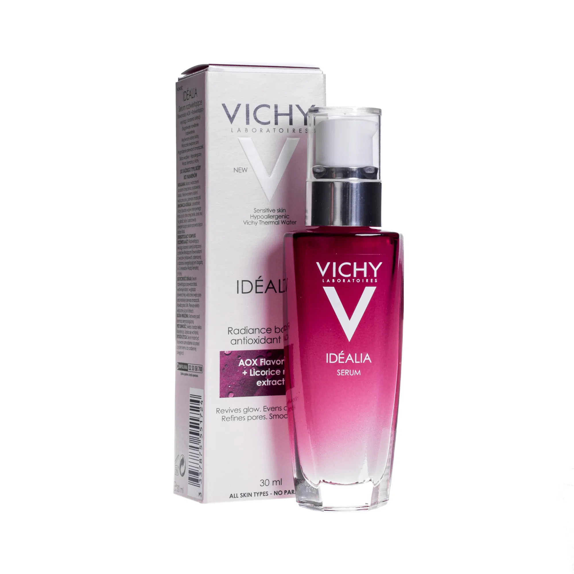 Vichy Idealia, serum rozświetlające, 30 ml 