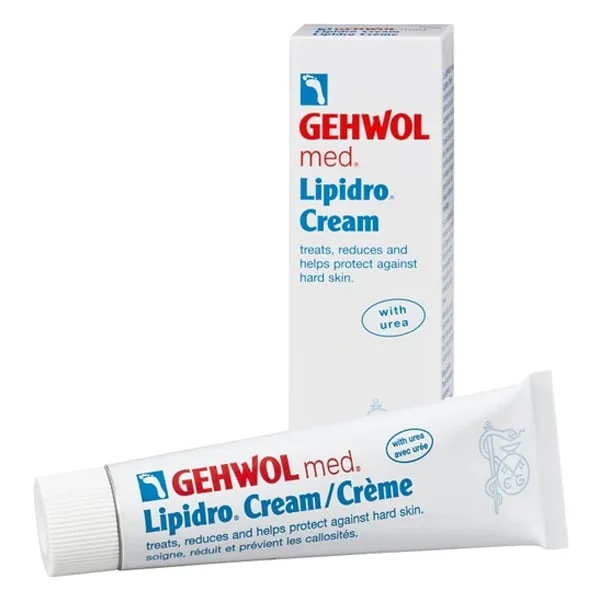 Gehwol Lipidro Creme, krem silnie nawilżający do stóp, 125 ml