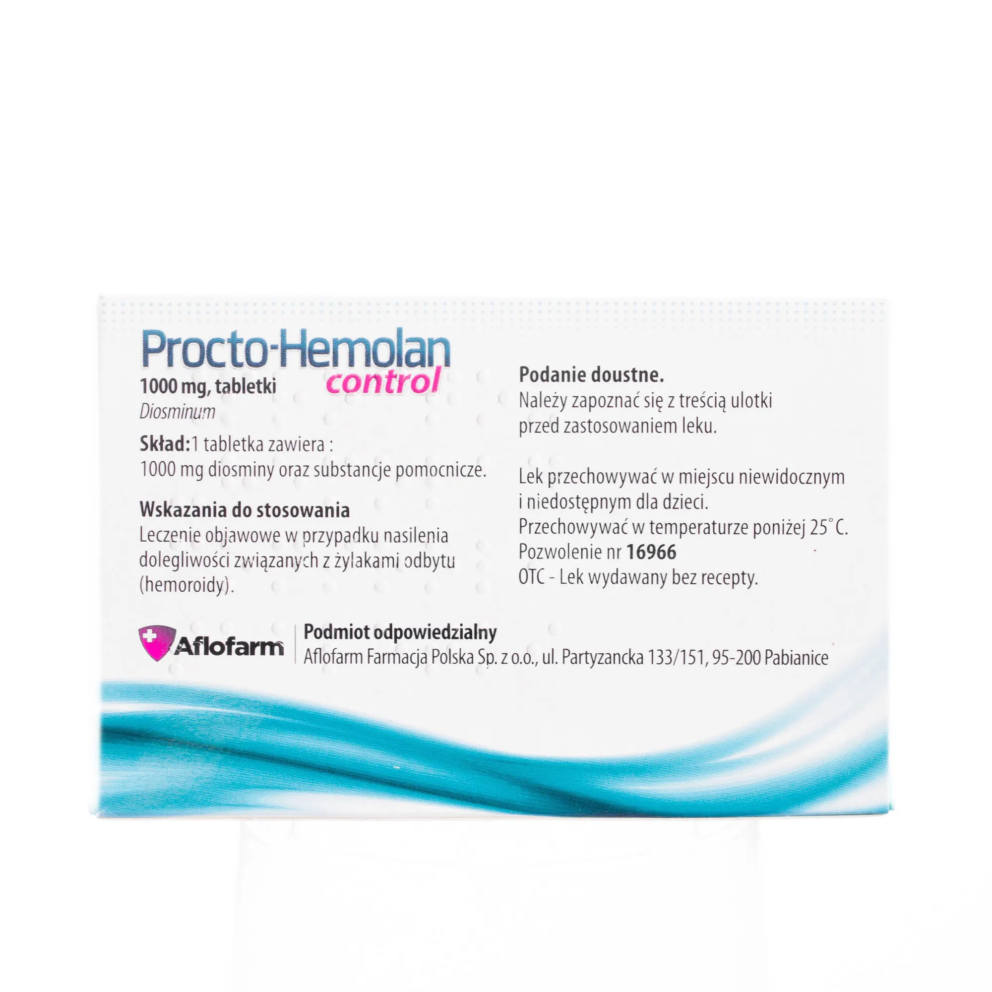 Procto Hemolan Control 1000 Mg Tabletki 20 Szt Skład Cena Ulotka Przeciwwskazania Drmaxpl 7027