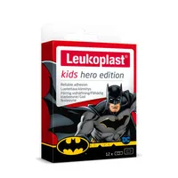 Leukoplast Kids Hero Edition, zestaw plastrów dla dzieci Batman, 12 sztuk