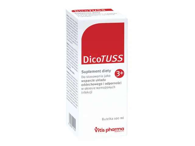 DicoTUSS 3+, Syrop na Kaszel od 3 roku życia, 100 ml