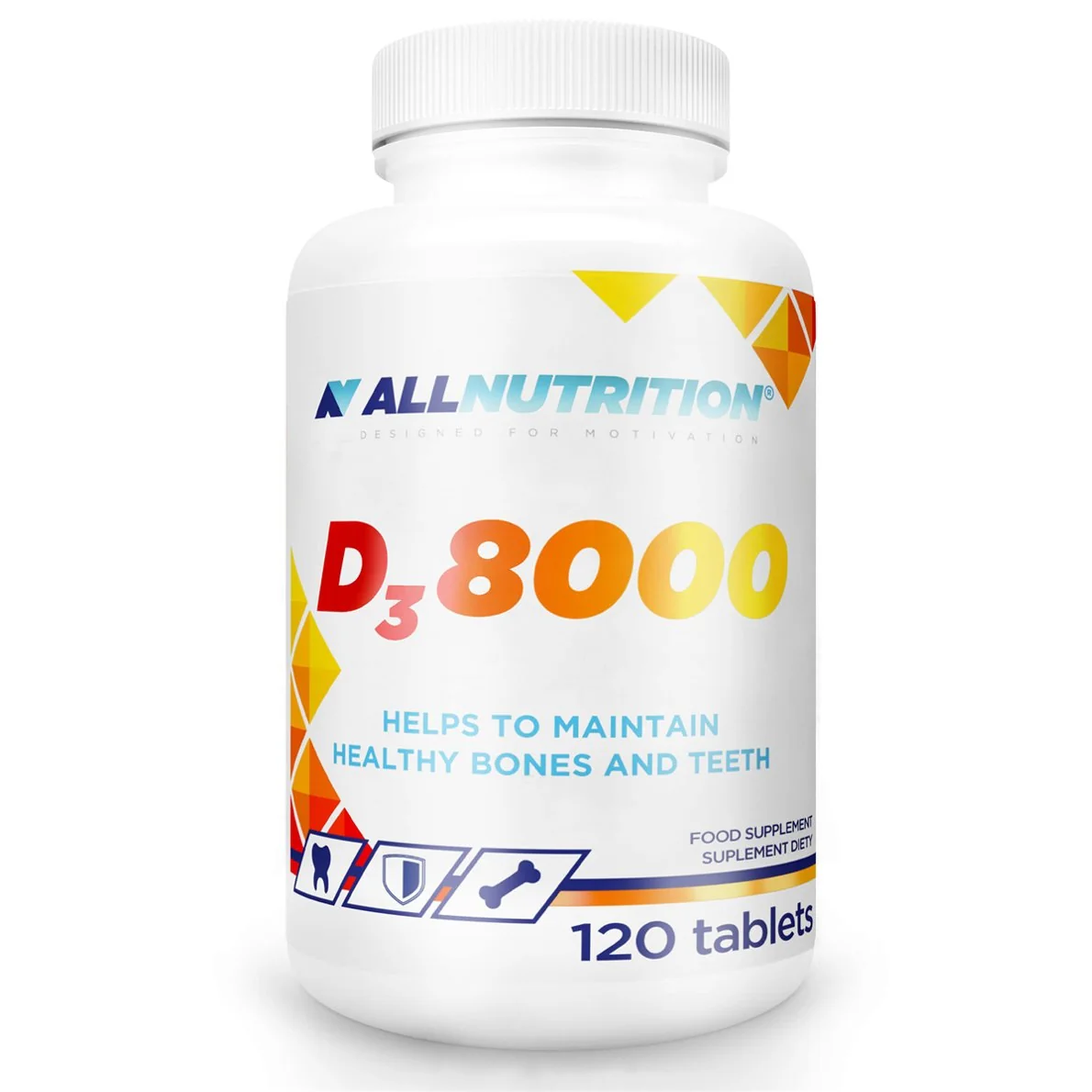 ALLNUTRITION D3 8000, 120 szt.