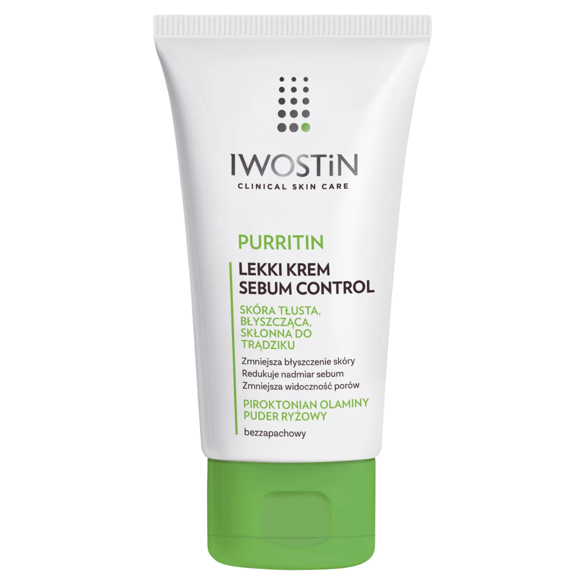 Iwostin Purritin Sebum Control, lekki krem do twarzy, 60 ml