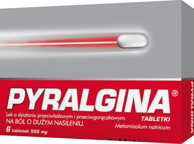 Pyralgina, 500 mg, 6 tabletek