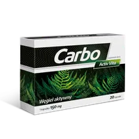 Carbo Activ Vita, suplement diety, 20 kapsułek