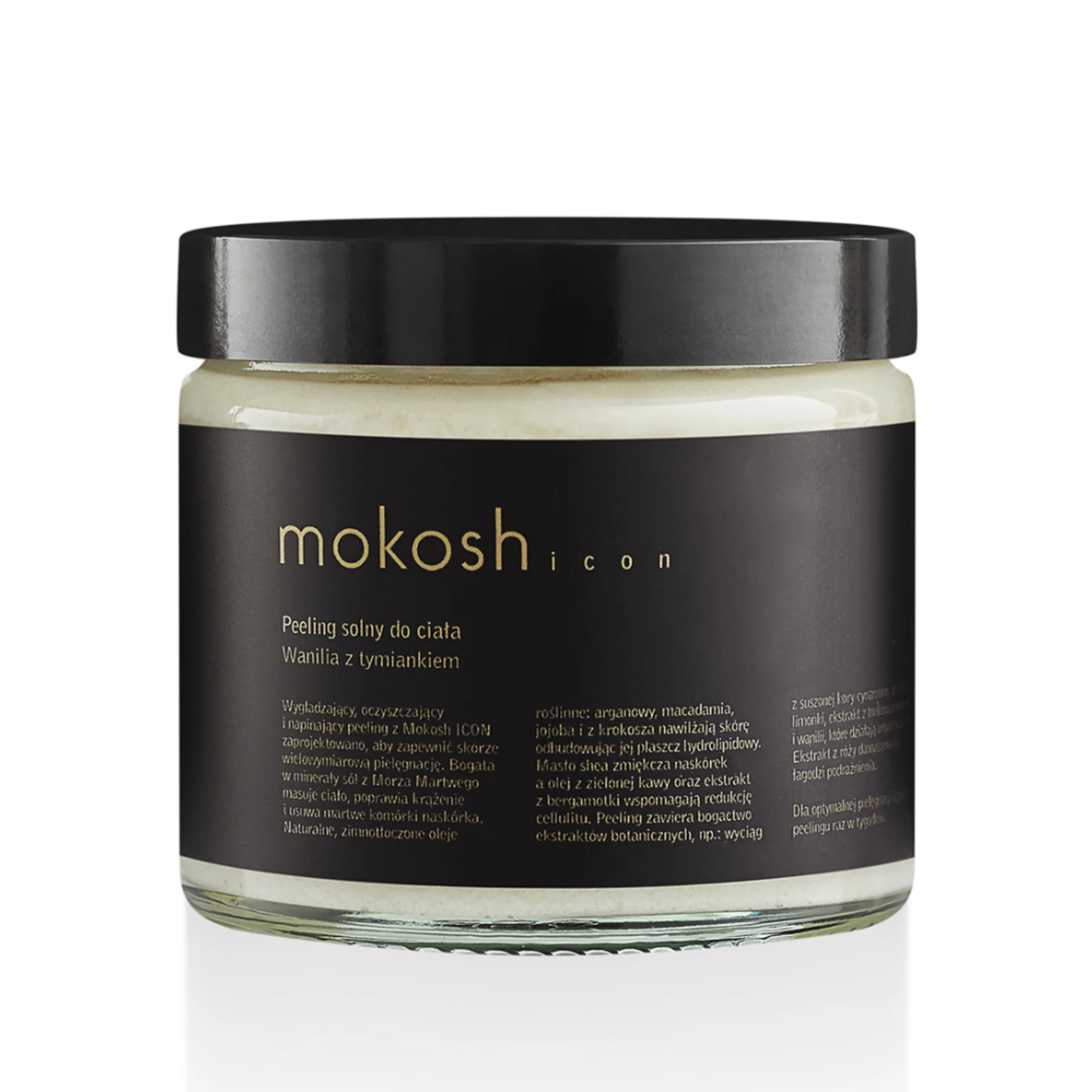 Mokosh ICON, Peeling solny do ciała Wanilia z tymiankiem, 300 g