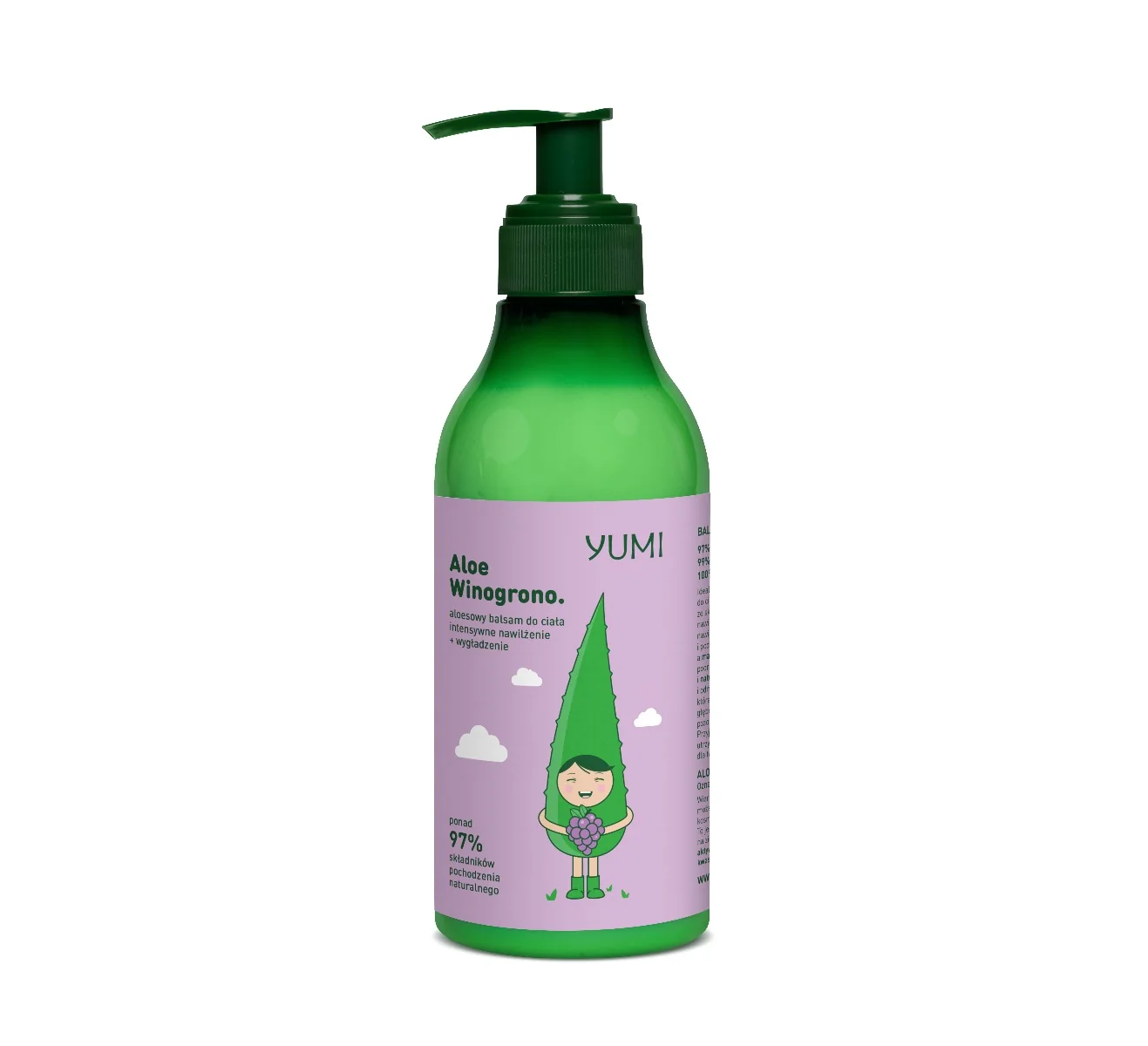 Yumi Aloe Winogrono aloesowy balsam do ciała, 300 ml