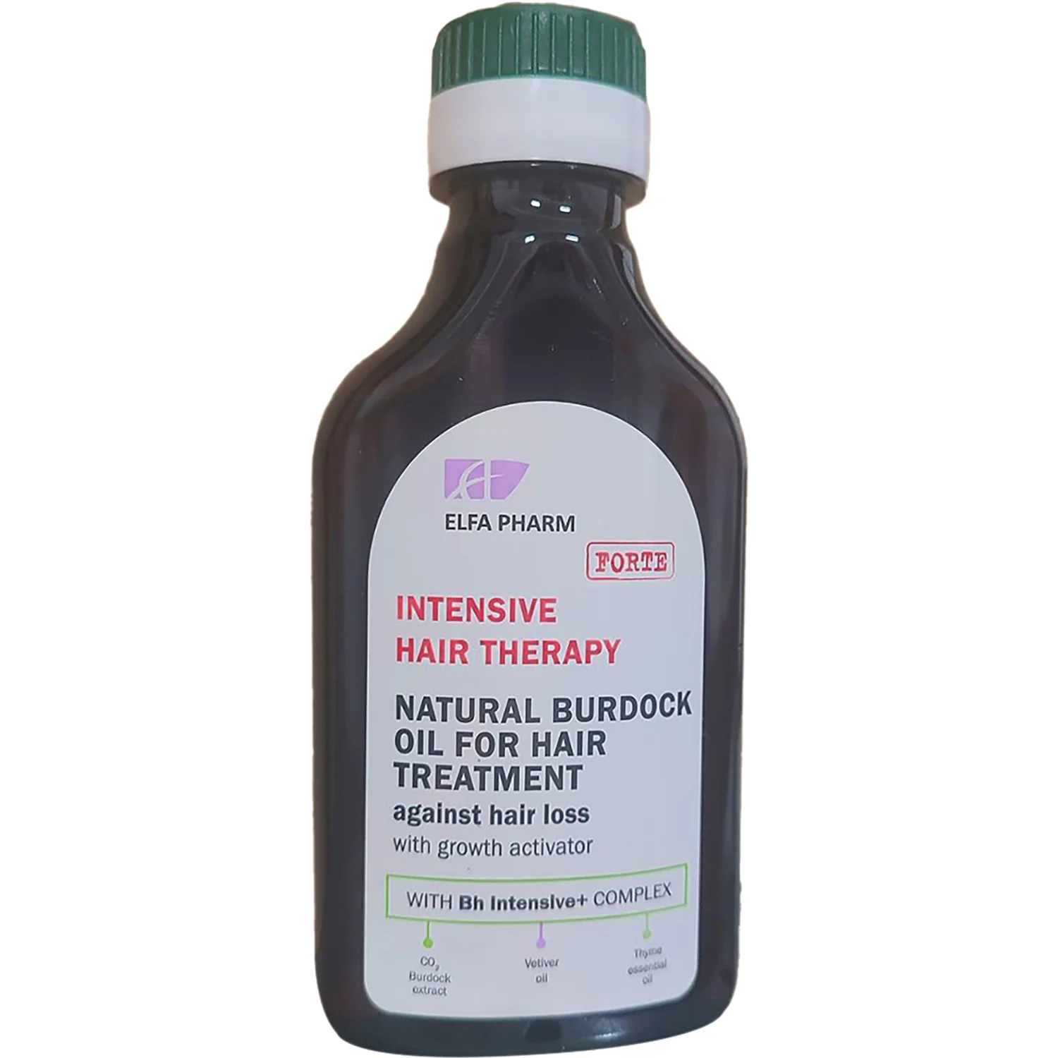 Elfa Pharm Intensive Hair Therapy naturalny olejek łopianowy do włosów przeciw wypadaniu z aktywatorem wzrostu, 100 ml