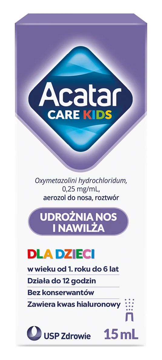 Acatar Care Kids 0,25 mg/ml aerozol do nosa, roztwór, 15 ml