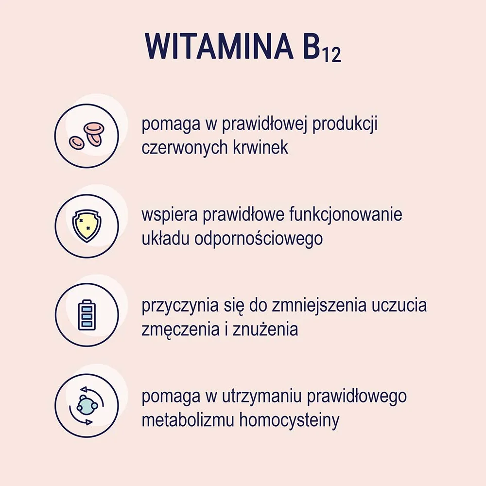 Naturell, Witamina B12 Forte, 120 tabletek do rozgryzania i żucia 