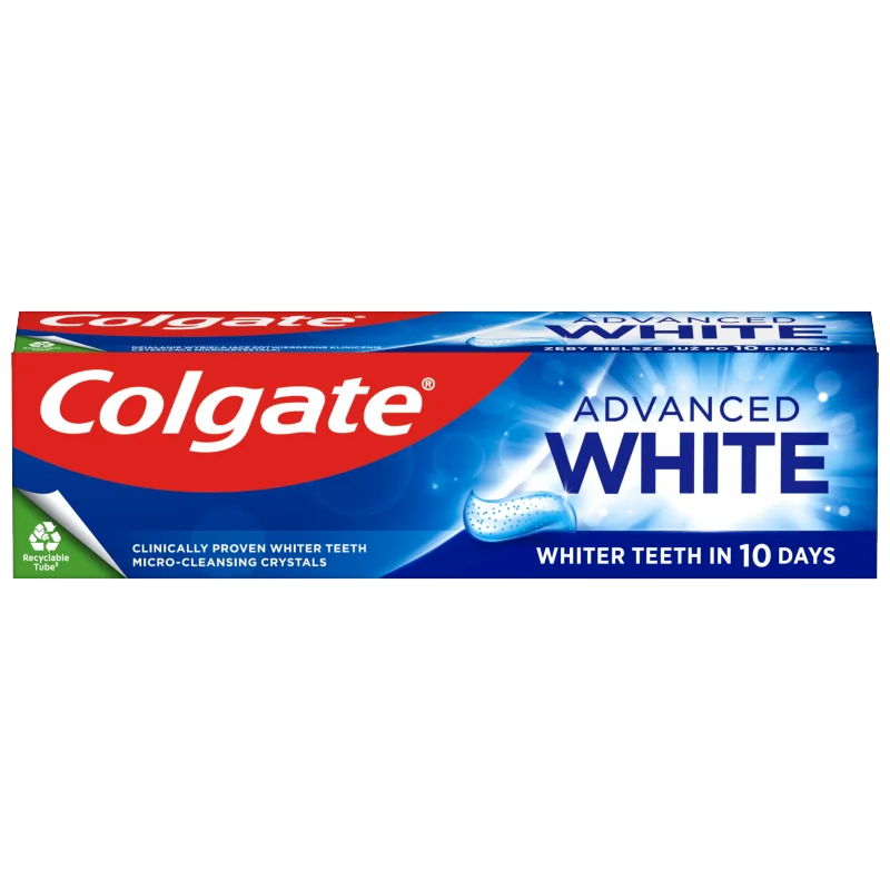 Colgate Advanced White, pasta do zębów wybielająca, 75 ml