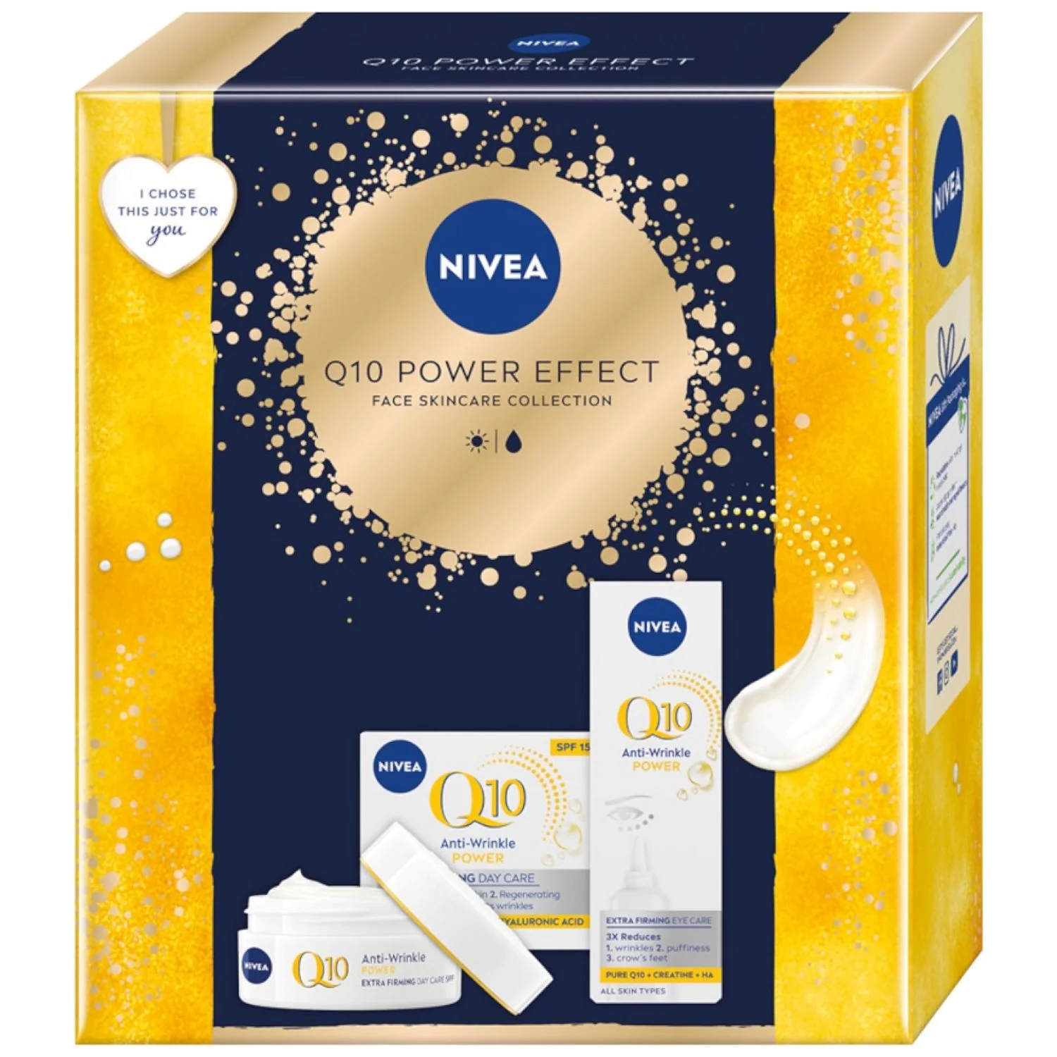 Nivea Q10 Power Effect krem do twarzy na dzień, 50 ml + krem pod oczy, 15 ml