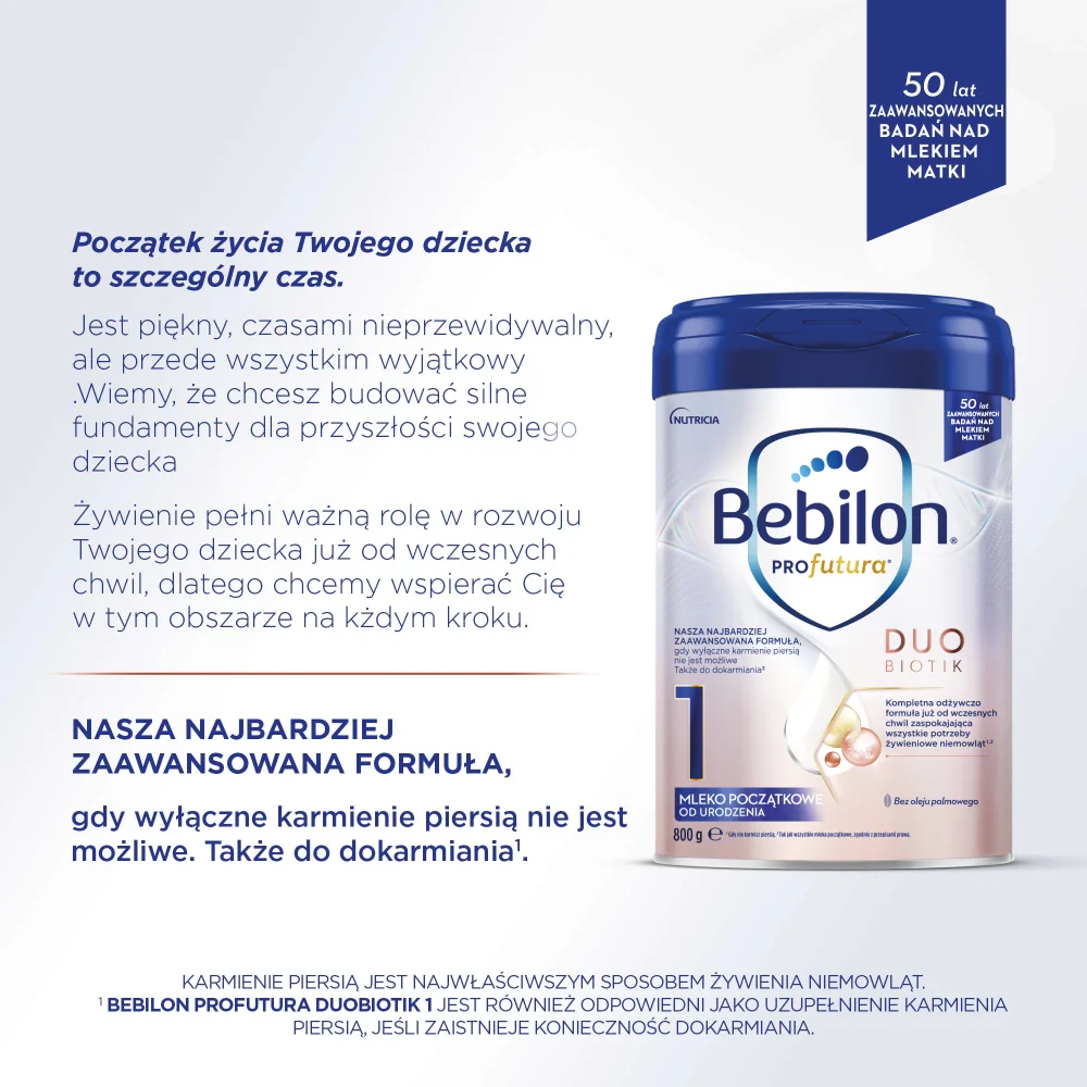 Bebilon Profutura Duo Biotik 1 mleko początkowe, od urodzenia, 800 g