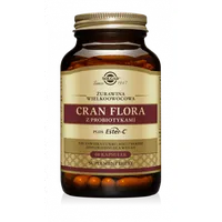 Solgar Żurawina Cran Flora z probiotykami + Ester C, suplement diety, 60 kapsułek
