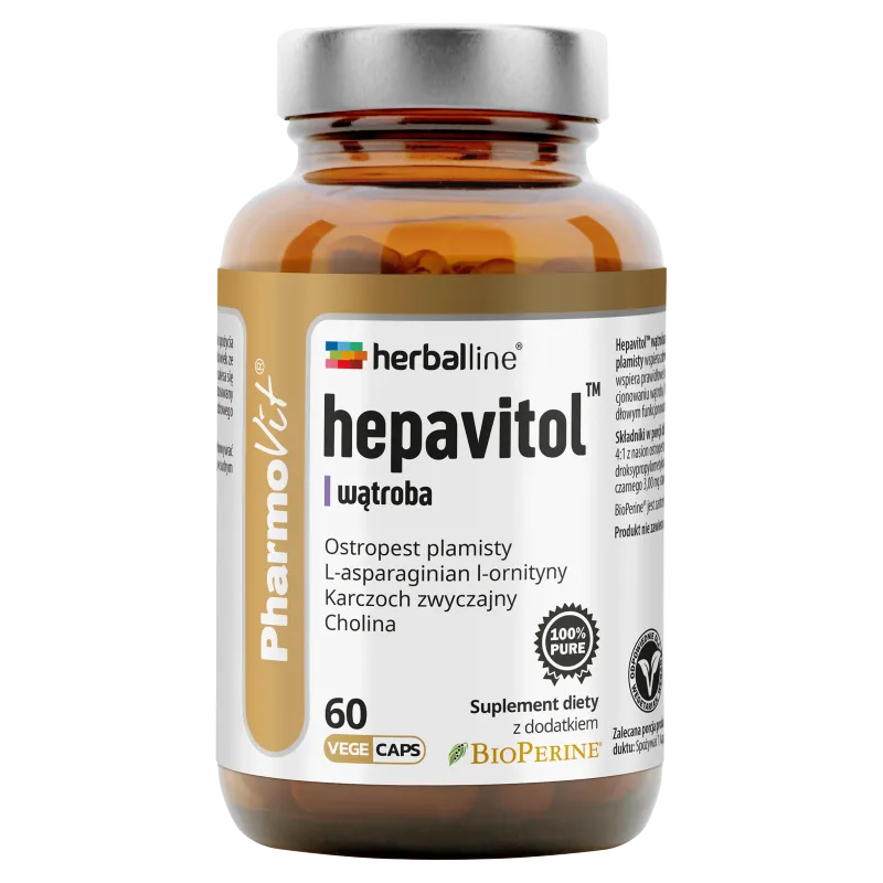 Pharmovit hepavitol wątroba, suplement diety, 60 kapsułek