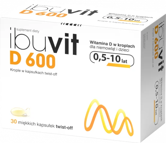 IbuVit D 600, 30 kapsułek twist-off