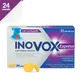 Inovox Express - 24 pastylki miejscowo łagodzace ból gardła, smak miodowo-cytrynowy