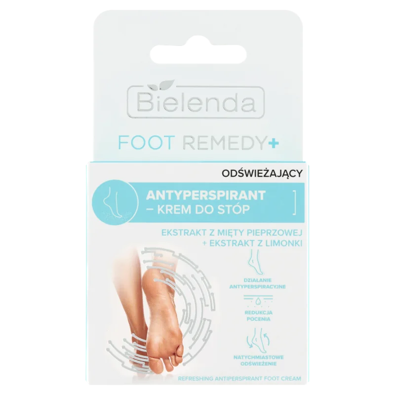 Bielenda Foot Remedy, odświeżający antyperspirant-krem do stóp, 50 ml