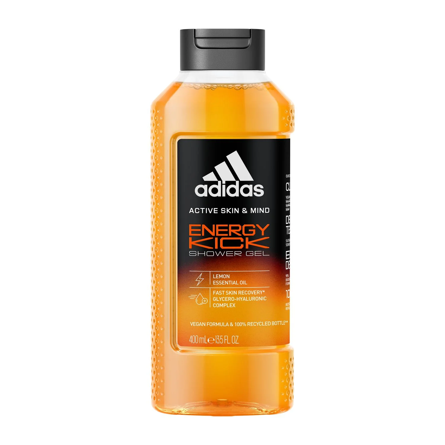 adidas Active Skin & Mind Energy Kick, żel pod prysznic 3 w 1 dla mężczyzn, 400 ml