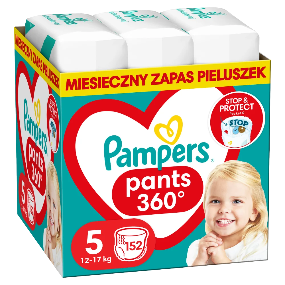 Pampers Pants 5 pieluchomajtki, 152 szt.