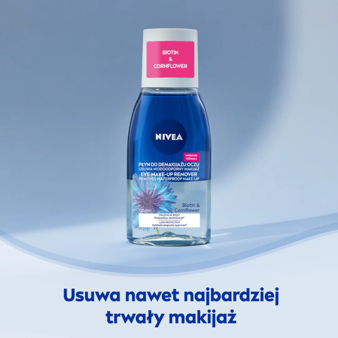 Nivea dwufazowy płyn do demakijażu oczu, 125 ml