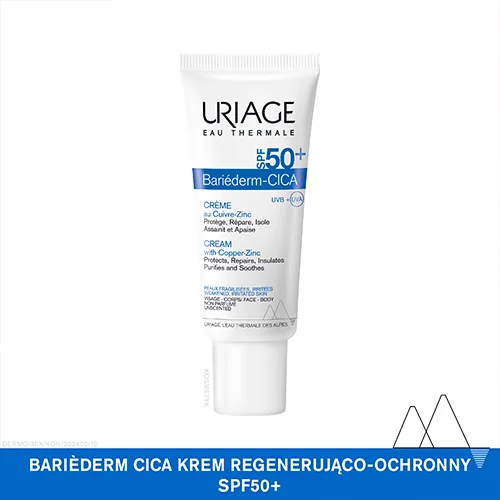 Uriage Bariederm, cica krem, SPF 50+, 40 ml