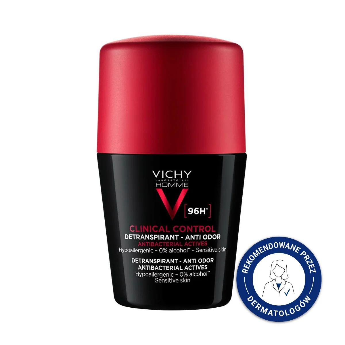 Vichy Homme Clinical Control 96 H antyperspirant w kulce, 50 ml