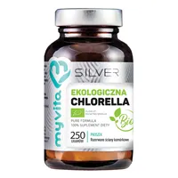 MyVita Silver, Chlorella Bio ekologiczna, suplement diety, proszek, 250g