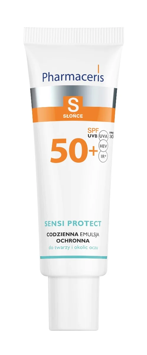 Pharmaceris S Sensi Protect, emulsja do twarzy i okolic oczu SPF 50+, 50 ml