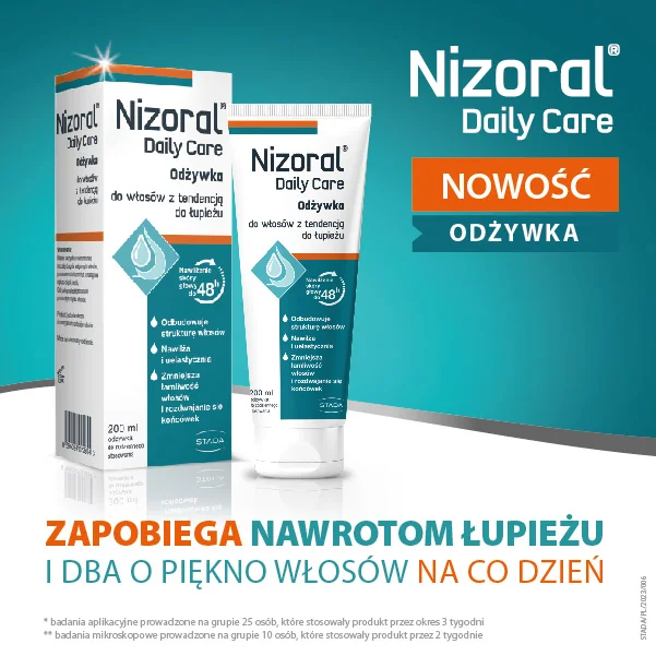 Nizoral Care odżywka do włosów z tendencją do łupieżu, 200 ml 