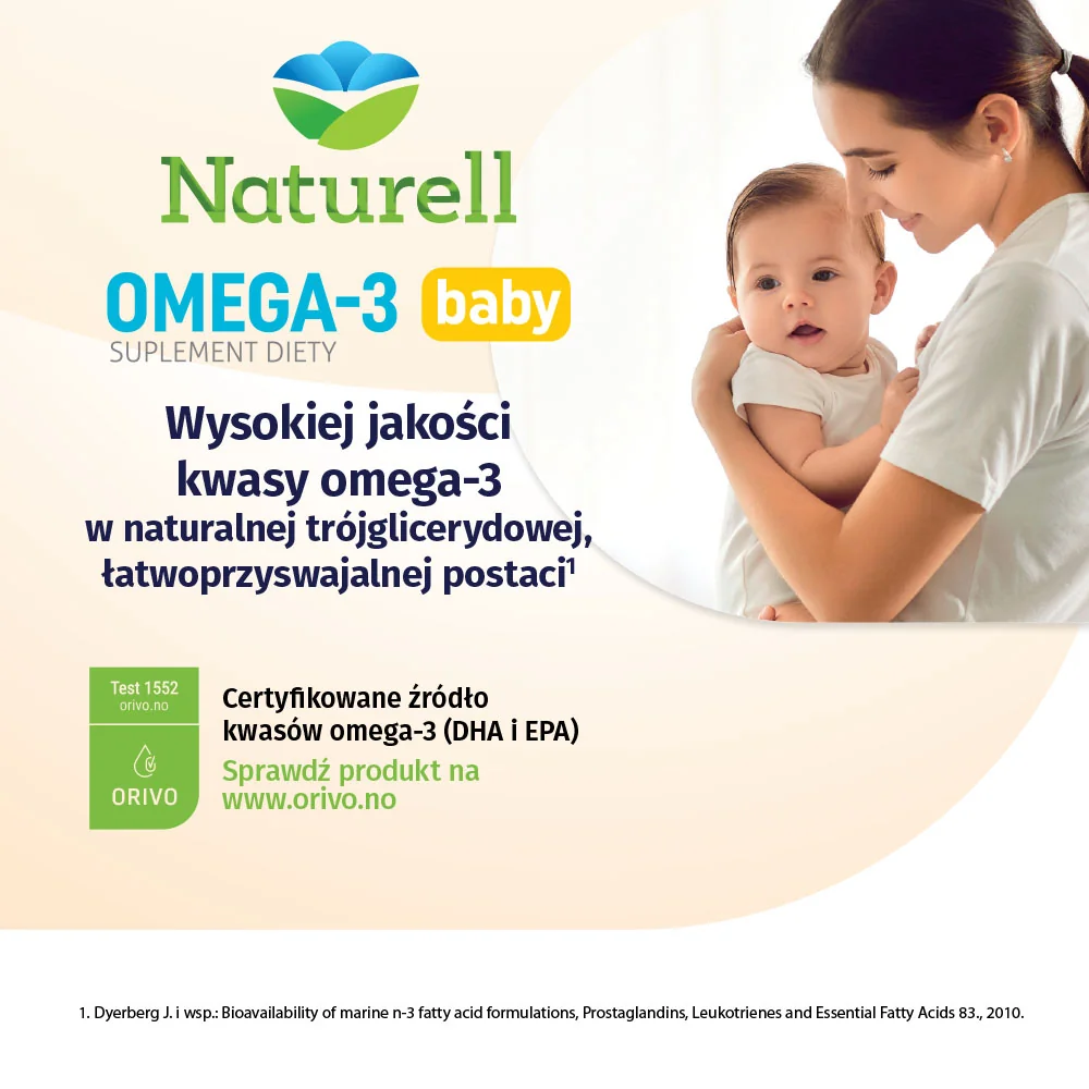 Naturell Omega 3 Baby 40 kapsułek twist-off