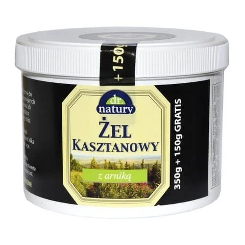 Dr. Natury, żel kasztanowy z arniką, 350g+150g