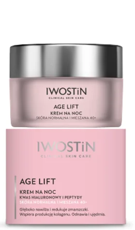 Iwostin Age Lift, Krem na noc skóra normalna i mieszana 40+, 50 ml