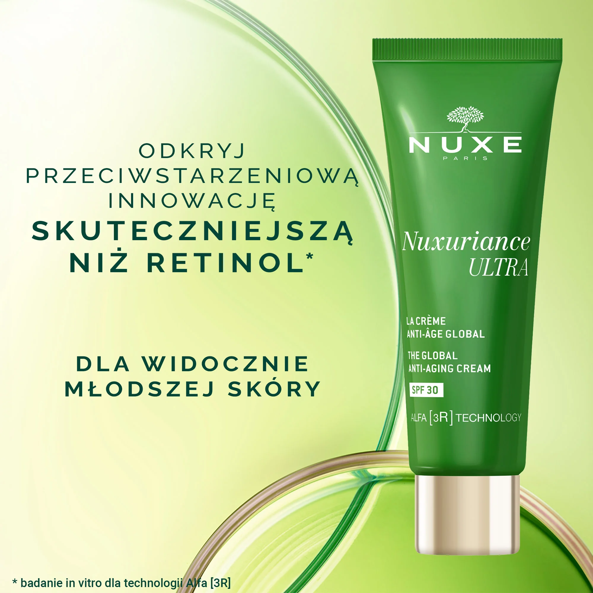 NUXE Nuxariance Ultra krem do twarzy przeciwstarzeniowy na dzień SPF 30, 50 ml