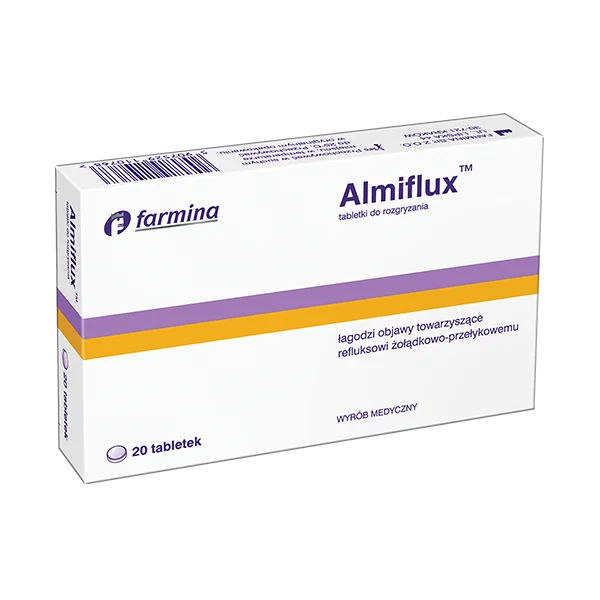 Almiflux, 20 tabletek do rozgryzania