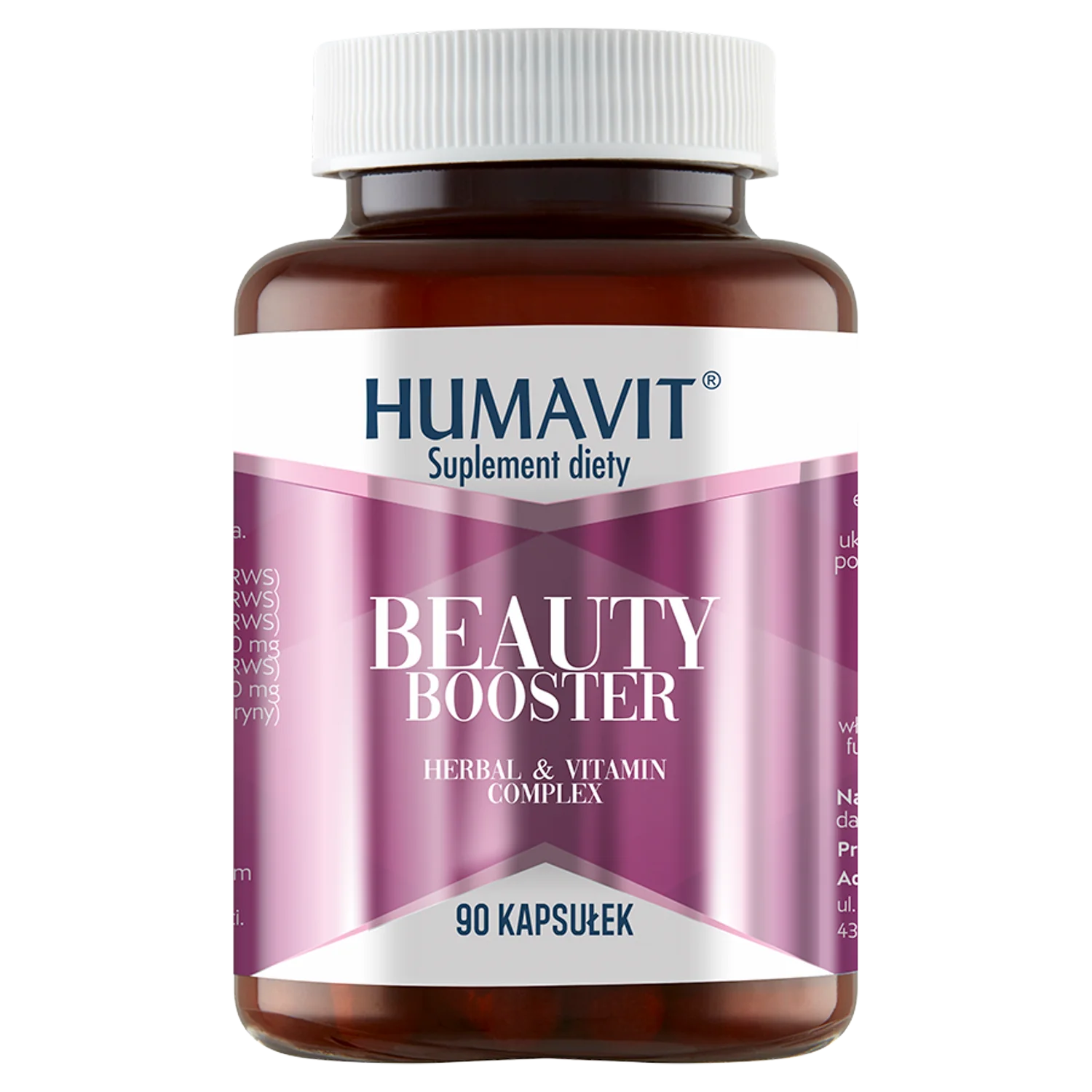 Humavit Beauty Booster Herbal & Vitamin Complex, 90 kapsułek