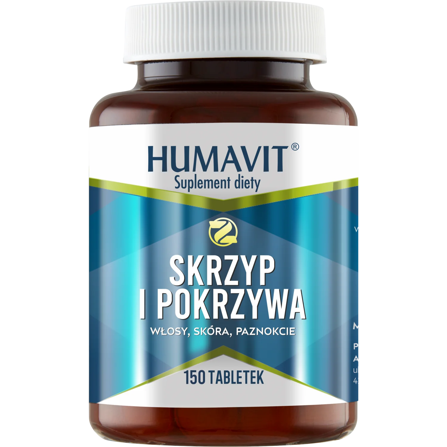 Humavit Z, skrzyp i pokrzywa, suplement diety, 150 tabletek