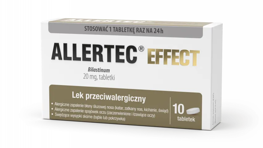 Allertec Effect, 20 mg, 10 tabletek