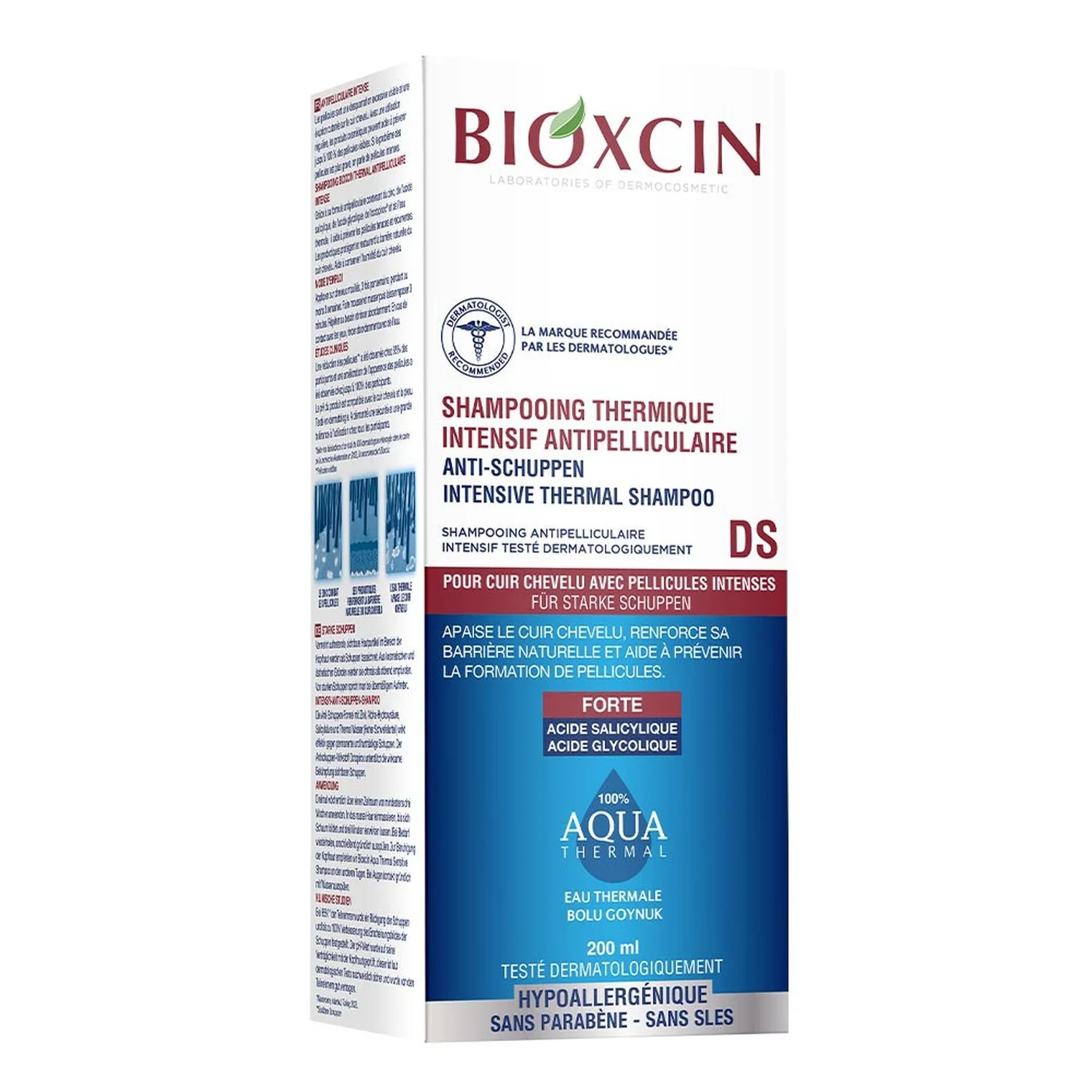 Bioxcin Aqua Thermal DS intensywny szampon przeciwłupieżowy, 200 ml