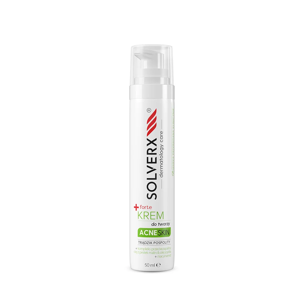 Solverx Acne Skin Forte, krem do twarzy, 50 ml