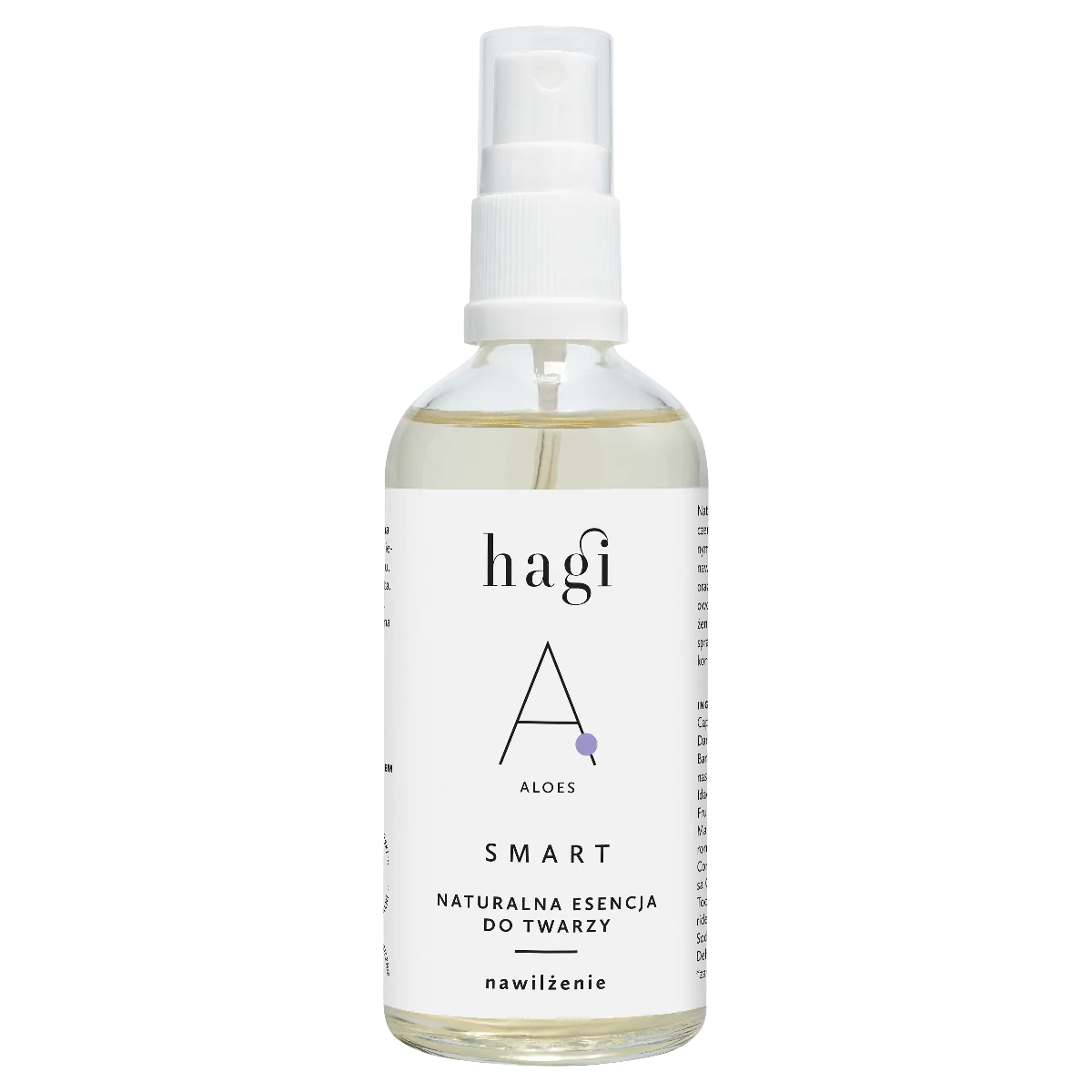 Hagi SMART Face Yoga A nawilżająca esencja-tonik do twarzy z aloesem, 100 ml